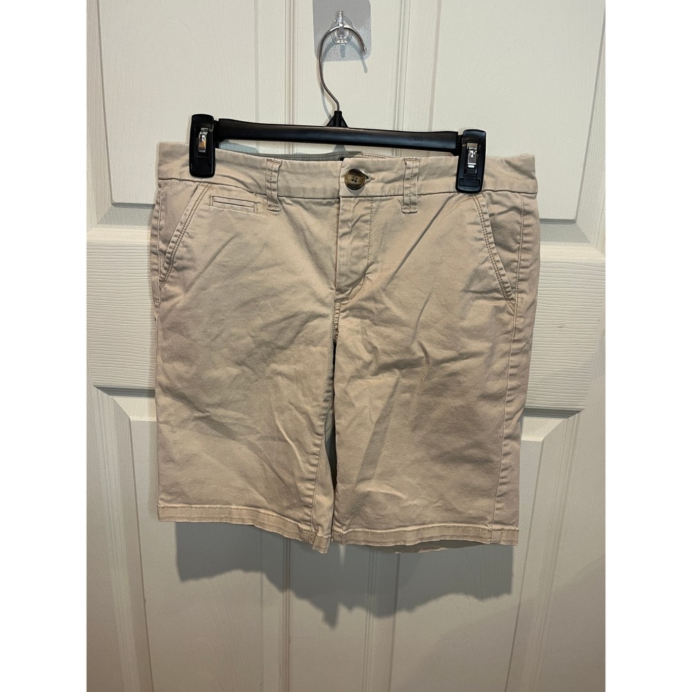 American Eagle Bermuda Khaki Shorts